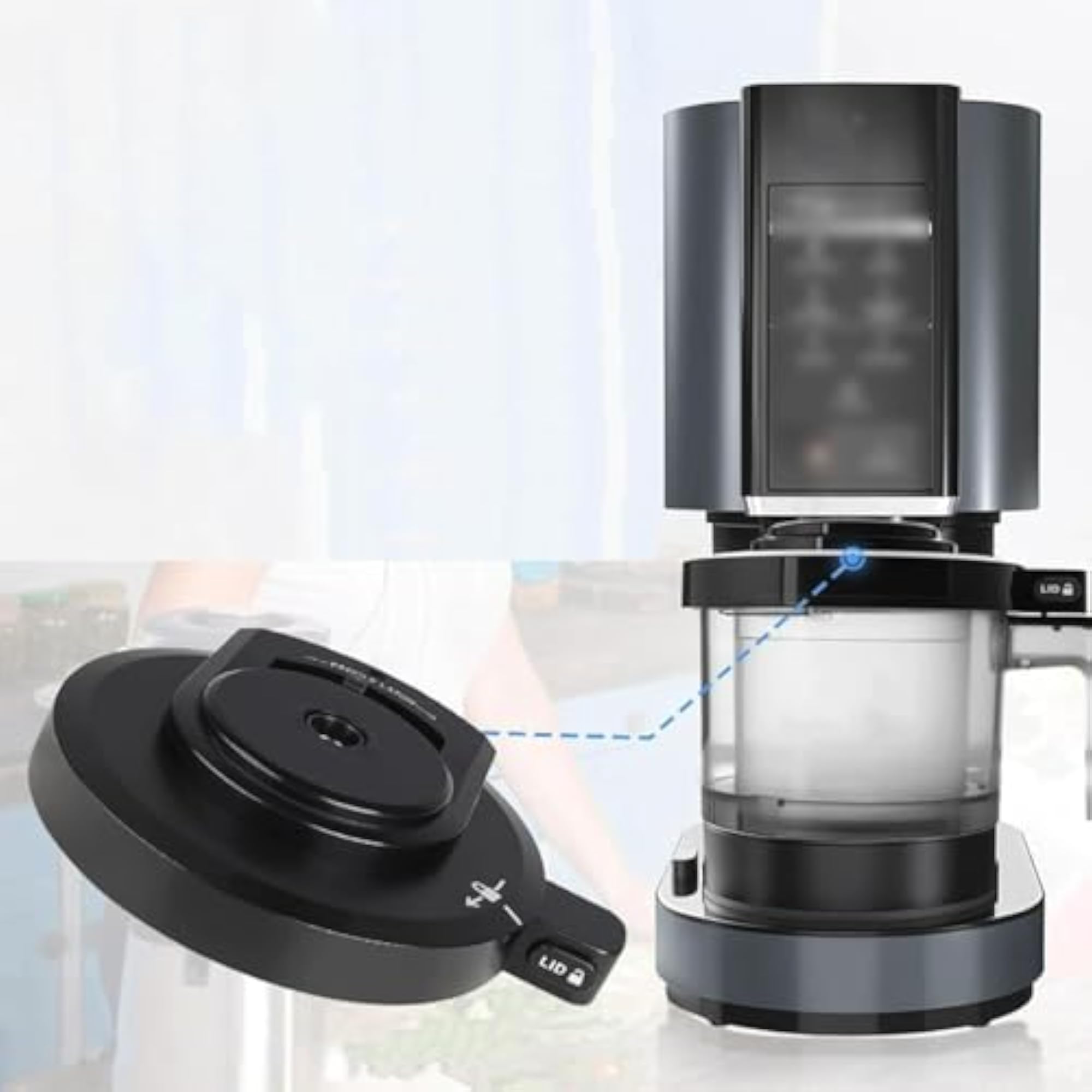 Reusable Outer Bowl Lid for Ice Cream Maker